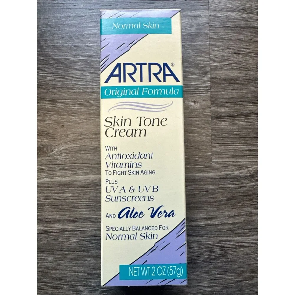 Artra Original Formula Skin Tone Cream NORMAL Skin UVA UVB Aloe Vera 2 oz NEW
